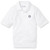 Short Sleeve Banded Bottom Polo Shirt with embroidered logo [TN008-9611/MAE-WHITE]