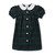 Peter Pan Collared Dress w/Piping [TN009-1013-79-BLK WTCH]