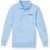 Long Sleeve Banded Bottom Polo Shirt with embroidered logo [NY838-9617/HMV-BLUE]