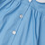 Peter Pan Collared Dress w/Piping with embroidered logo [TX011-1013-4DA-LT BLUE]
