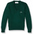 V-Neck Pullover Sweater with embroidered logo [PA515-6500/BSH-GREEN]