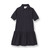 Short Sleeve Jersey Knit Dress with heat transferred logo [OK012-7737-ELE-DK NAVY]