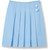 Knife Pleat 3-Button Tab Skirt [TX011-1215-4-LT BLUE]
