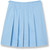 Knife Pleat 3-Button Tab Skirt [TX011-1215-4-LT BLUE]