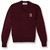 V-Neck Pullover Sweater with embroidered logo [PA475-6500/SA-WINE]