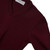 V-Neck Pullover Sweater with embroidered logo [PA475-6500/SA-WINE]