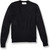 Crewneck Pullover Sweater with embroidered logo [MA012-6530-NAVY]