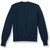Cotton Crewneck Pullover Sweater with embroidered logo [DE016-2130/AAC-NAVY]