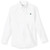 Long Sleeve Oxford Shirt with embroidered logo [TX208-OX-L TEG-WHITE]