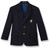 Youth Polyester Blazer with embroidered logo [TX201-BOYS/JPP-NAVY]