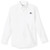 Long Sleeve Oxford Shirt with embroidered logo [TX201-OX-L JPP-WHITE]