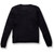 Fine Gauge Crewneck Cardigan with embroidered logo [PA144-4917/GMS-NAVY]