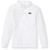 Long Sleeve Polo Shirt with embroidered logo [TX224-KNIT/ESD-WHITE]
