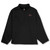 1/4-Zip Performance Fleece Pullover with embroidered logo [FL030-6133/DCM-BLACK]