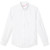 Long Sleeve Oxford Blouse with heat transferred logo [TN015-OX/L PAM-WHITE]