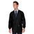 Men's Warm-up Jacket with embroidered logo [NY160-7551/MSU-BLACK]