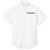 Short Sleeve Oxford Blouse with embroidered logo [FL072-OX/S CAR-WHITE]