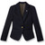 Ladies Fitted Blazer with embroidered logo [TX011-2021/DAT-NAVY]