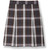 Pleated Skirt with Elastic Waist [PA328-34-60-GR/NAVY]