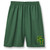 Micromesh Gym Shorts with heat transferred logo [FL061-101-TFU-HUNTER]
