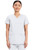 Women's Performance V-Neck Top with embroidered logo [VA044-4160-WHITE]