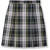 Pleated Skirt with Elastic Waist [TN025-34-355-NV/GR/WH]