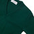 V-Neck Pullover Sweater with embroidered logo [TX236-6500/IWH-GREEN]