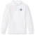 Long Sleeve Polo Shirt with embroidered logo [TX236-KNIT/IWH-WHITE]