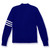 V-Neck Varsity Cardigan Sweater with embroidered logo [PA518-3461/CEC-ROY W/WH]