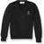 V-Neck Pullover Sweater with embroidered logo [TX247-6500/JRI-BLACK]
