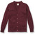 V-Neck Cardigan Sweater with embroidered logo [TX247-1001/JRI-WINE]
