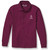 Long Sleeve Polo Shirt with embroidered logo [TX247-KNIT/JRI-MAROON]
