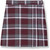2 Pleat Skort [OK016-2653-91-MAR/GY]