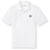 Short Sleeve Polo Shirt with embroidered logo [NY543-KNIT-MEF-WHITE]