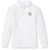 Long Sleeve Polo Shirt with embroidered logo [NY563-KNIT/AAF-WHITE]