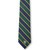 Striped Tie w/ Single Logo [FL061-3-TFL-NV/GN/YE]
