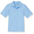 Short Sleeve Polo Shirt with heat transferred logo [TX141-KNIT-GHT-BLUE]
