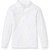 Long Sleeve Polo Shirt with heat transferred logo [TX140-KNIT/GHT-WHITE]