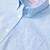 Short Sleeve Oxford Blouse with embroidered logo [TX083-OX/S T83-BLUE]