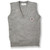 V-Neck Sweater Vest with embroidered logo [PA745-6600/CFH-HE GREY]