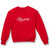 Heavyweight Crewneck Sweatshirt with embroidered logo [NY057-862/AAG-RED]