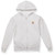 Full-Zip Hooded Sweatshirt with embroidered logo [NY172-993/STA-ASH]