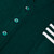 V-Neck Varsity Cardigan Sweater with embroidered logo [NJ572-3461/EBV-GREEN/WH]