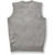 V-Neck Sweater Vest with heat transferred logo [NY335-6600/JOB-HE GREY]