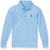 Long Sleeve Polo Shirt with embroidered logo [NJ456-KNIT/MNM-BLUE]