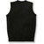 V-Neck Sweater Vest with embroidered logo [TX211-6600/CTR-BLACK]