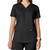 Women's Proflex V-Neck Top with embroidered logo [TX254-4160-TSE-BLACK]