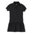Short Sleeve Jersey Knit Dress with embroidered logo [TN021-7737-DAV-BLACK]