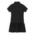 Short Sleeve Jersey Knit Dress with embroidered logo [TN021-7737-DAV-BLACK]
