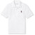 Short Sleeve Polo Shirt with embroidered logo [TN021-KNIT-DAV-WHITE]